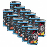 Cumpara ieftin Alpha Spirit Dog Wet - Salmon &amp;amp; Pineapple 12 x 400 g