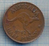 AX 530 MONEDA- AUSTRALIA - HALF PENNY -ANUL 1942 -STAREA CARE SE VEDE, Africa