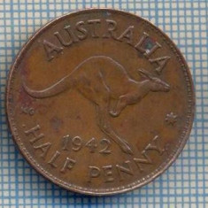 AX 530 MONEDA- AUSTRALIA - HALF PENNY -ANUL 1942 -STAREA CARE SE VEDE