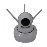 Camera de supraveghere cu IP , Wi-Fi , rotativa 360 grade , 720p , suport microSD card , alb