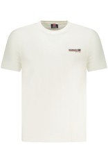 Norway Tricou barbati din bumbac cu logo text , regular fit, alb (Marime: 2XL) foto