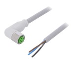 Cablu de conectare M8 3 PIN unghi 3m
