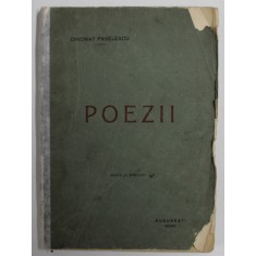 POEZII de CINCINAT PAVELESCU - BUCURESTI, 1911