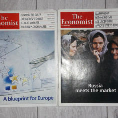 The Economist 2 reviste din 1990,in limba engleza 40 lei ambele