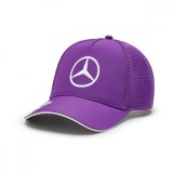 Mercedes AMG Petronas șapcă de baseball Driver Lewis Hamilton purple F1 Team 2024 - uniw, Stichd
