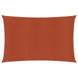 Cumpara ieftin Gossi panza parasolar caramiziu dreptunghiular 3,5x5 m hdpe 160 g/m2