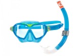 Cumpara ieftin Set de scufundari pentru copii Aqualung, ochelari + tub snorkeling, albastru - RESIGILAT