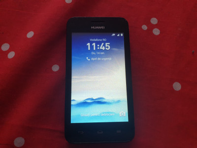 Smartphone Rar Huawei Y330 -U01 Black Liber retea Livrare gratuita! foto