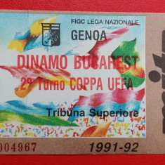 Bilet Fotbal Dinamo Bucuresti Genoa