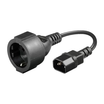 Cablu alimentare IEC - SCHUKO, 20 cm IEC-SCHUKO-20 foto
