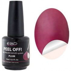 Plum 15ml - LED/UV gel, PEEL OFF foto