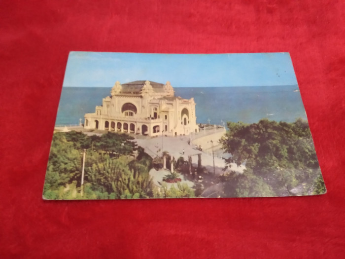 CARTE POSTALA CONSTANTA CAZINOUL CIRCULATA