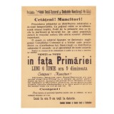 Partidul Social Democrat, manifest privind un protest