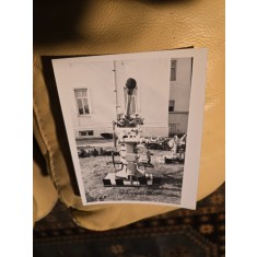 Fotografie tun antiaerian naval vedere frontala