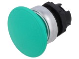 Comutator cu apăsare 22mm verde stabil 1 poziție