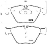 Set placute frana BREMBO P06054