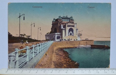 Constanța &amp;ndash; Cazino, c.1912&amp;ndash;1914, editor Ilbrovitz București, circulată 1914 foto