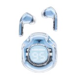 Casti Bluetooth 5.3, Type-C, IPX4, AI Call Noise Reduction, Display Digital - Acefast (T8) - Ice Blue