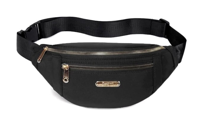 Borseta multifunctionala Fashion Jingpin Creations, unisex, negru - RESIGILAT