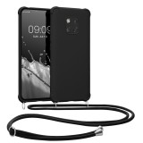 Cumpara ieftin Husa Kwmobile pentru Huawei Mate 20 Pro, Silicon, Negru, 59004.01, Textil, Carcasa