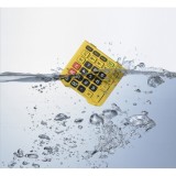 Calculator de birou 12 digits Casio rezistent la apa si praf portocaliu