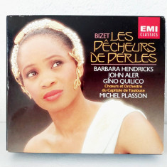 BIZET - LES PECHEURS DE PERLES dublu CD SET, BARBARA HENDRICKS, JOHN ALER, opera