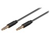 Cablu Jack 3.5mm 3pin Aurit 2m, Goobay