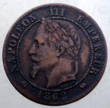 B.657 FRANTA NAPOLEON III 2 CENTIMES 1862 K
