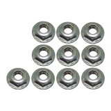 Set 10 Nut cap Citroen Berlingo, C3, C4, C4 Cactus, C4 Picasso, C6, C8, C-Crosser, C-Elysee, DS3, DS4, DS5, Jumper, Jumpy, Peugeot 2008, 206, 207,