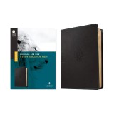 NLT Courage for Life Study Bible for Men (Leatherlike, Onyx Lion, Filament Enabled)