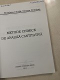 Metode chimice de analiza cantitativa - Elisabeta Chirila, Simona Dobrinas
