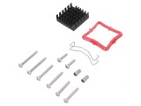 Radiator Extrudat cu Aripioare Negru 27x27x9.5mm