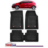 Covorase Auto TeamCar&reg; Kia Rio UB (2011-2017) - Negru - Cauciuc Rezistent Tip Tavita
