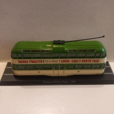 Macheta tramvai Blakpool Balloon Tram - 1960 - ATLAS scara 1:76