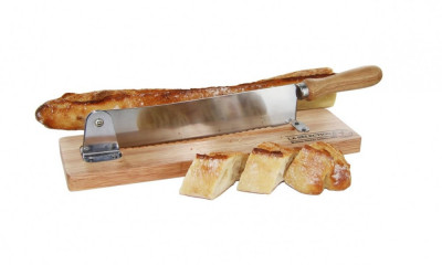 Taiator manual de paine Bistrot KD3159, din lemn si otel inoxidabil, 7 x 10 x 37.5 cm - RESIGILAT foto
