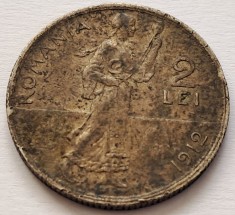 Romania, 2 Lei 1912 Carol I