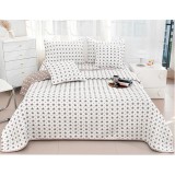 Cumpara ieftin Set Cuvertura de Pat din Bumbac cu In, 5 Piese - PIT386