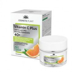 Cremă antirid pentru fermitate 40+ Vitamin C Plus, 50ml, Cosmetic Plant