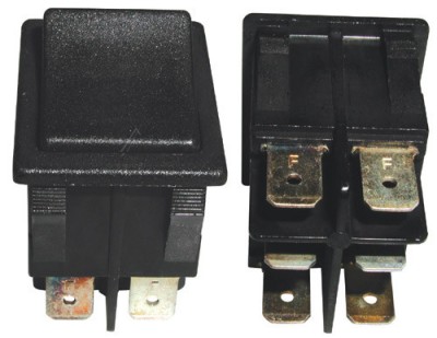 INTRERUPATOR 2 CIRCUITE FARA LUMINA 16A/250V 22X30 3652-300.22 INTERB&amp;Auml;R foto