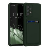 Husa Kwmobile pentru Samsung Galaxy A53 5G, Verde inchis, Silicon, KWM000015RR008C, Carcasa