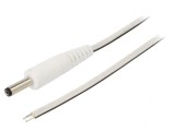 Cablu Alimentare DC 4,0/1,7 Alb 1,5m