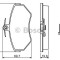 Set placute frana,frana disc AUDI A4 (8D2, B5) (1994 - 2001) BOSCH 0 986 494 021