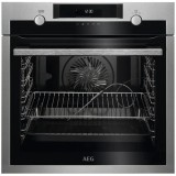 Cuptor incorporabil AEG BPE558370M, Electric, Multifunctional, 71l, Clasa A+, SteamBake, Wi-Fi, Autocuratare pirolitica, Grill, Inox antiamprenta