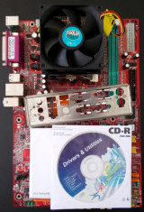 Kit placa de baza MSI K8T NEO-V socket 754 + procesor AMD Athlon 64 3000+ cooler foto