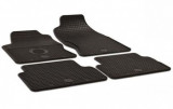 Covorase Auto Cauciuc Ford Focus 1998-2007, Gri Carbon, Set Complet Fata+Spate, Bordura Inalta, Anti-alunecare, Umbrella