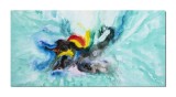 Cumpara ieftin Tablouri abstracte gigant pictate manual, Vortex, 140x70cm ulei pe panza, gata de agatat pe perete