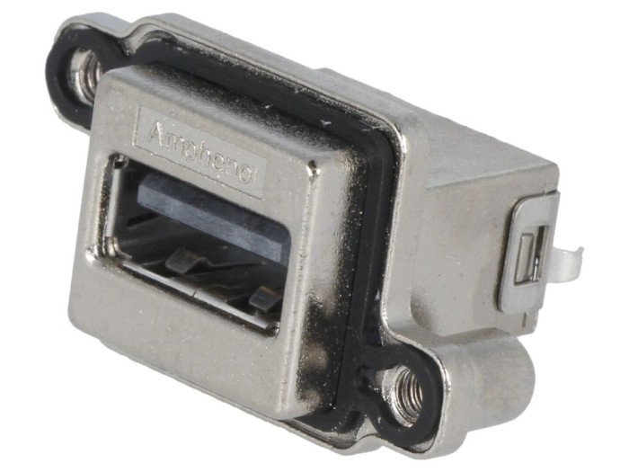 Conector USB A IP68 pentru panou