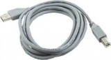 CABLU USB GEMBIRD pt. imprimanta, USB 2.0 (T) la USB 2.0 Type-B (T), 1.8m, conectori auriti, gri, &quot;CCP-USB2-AMBM-6G&quot; (timbru verde 0.08 lei)