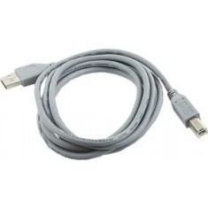 CABLU USB GEMBIRD pt. imprimanta, USB 2.0 (T) la USB 2.0 Type-B (T), 1.8m, conectori auriti, gri, &quot;CCP-USB2-AMBM-6G&quot; (timbru verde 0.08 lei)