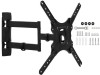 Suport TV rotativ de perete, Malatec, reglabil 81-132 cm, maxim 32 kg, negru